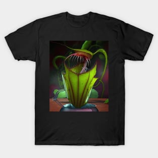 Funny Graphic Pitcher Plant Art Cool Nepenthes Carnivores Gift T-Shirt